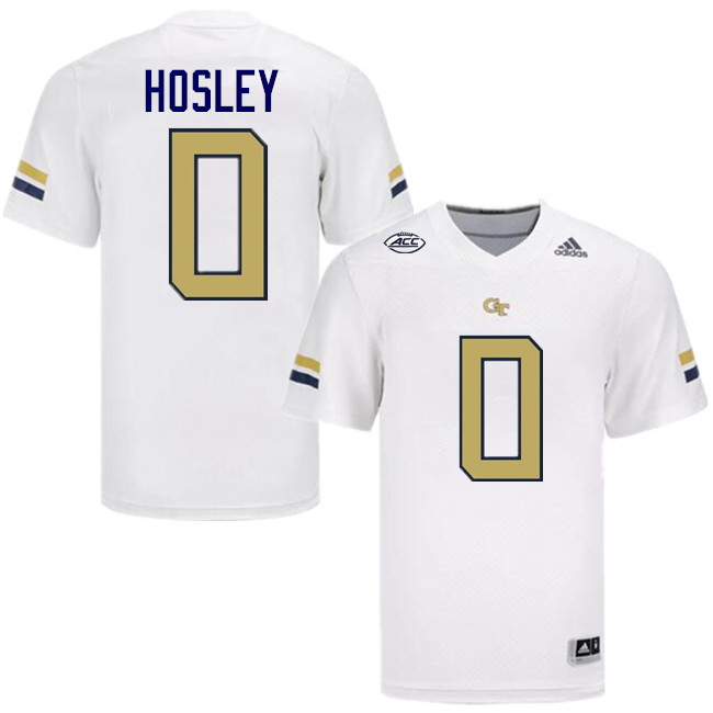 Malachi Hosley Georgia Tech Jerseys,Georgia Tech Yellow Jackets College Football Uniforms-White Malachi Hosley Georgia Tech Jerseys,Georgia Tech Yellow Jackets College Football Uniforms-White